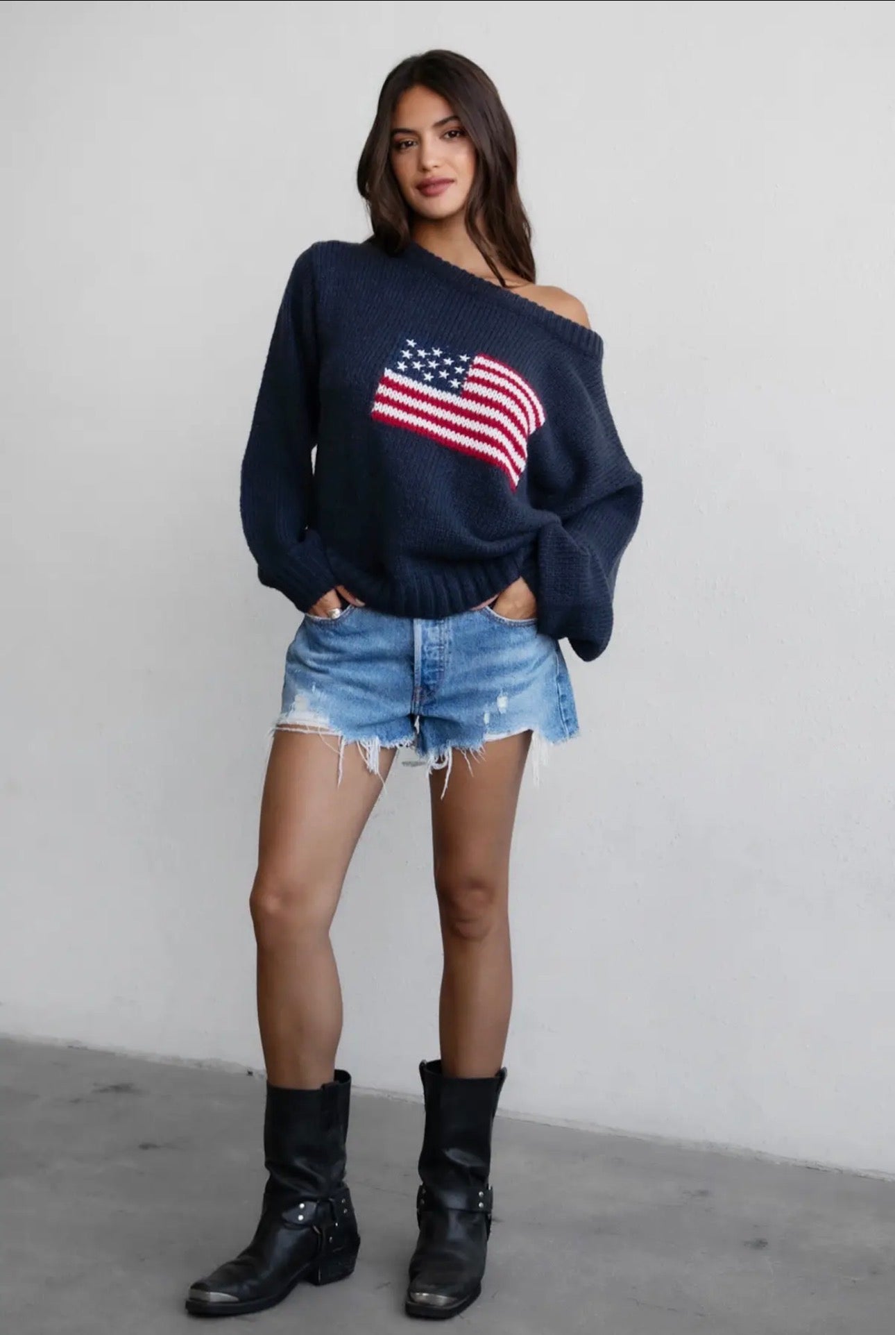 American Dream Sweater - ONFEMME By Lindsey's Kloset
