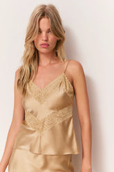 Brimsley Silk Lace Cami Top