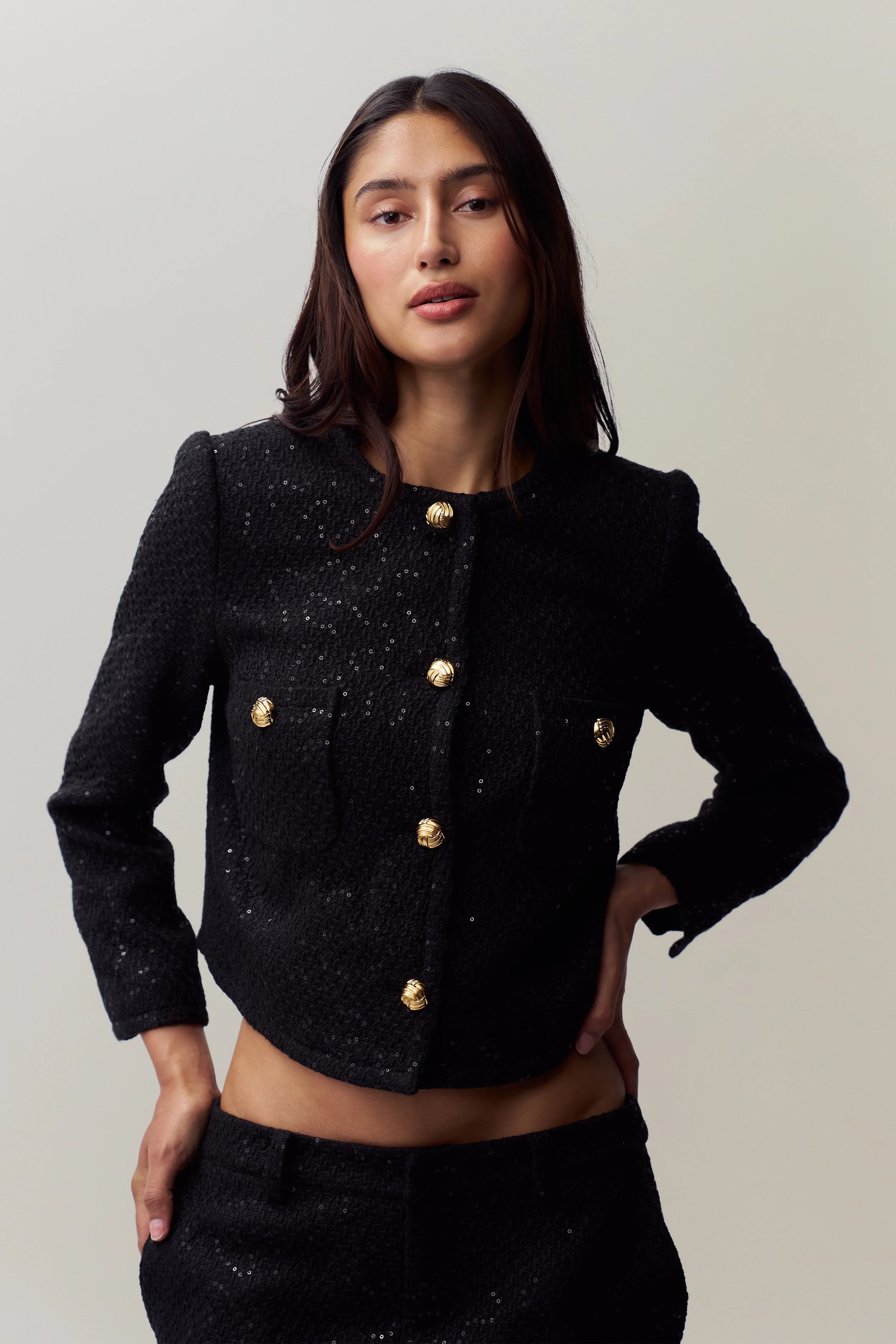 Bela Tweed Jacket - ONFEMME By Lindsey's Kloset