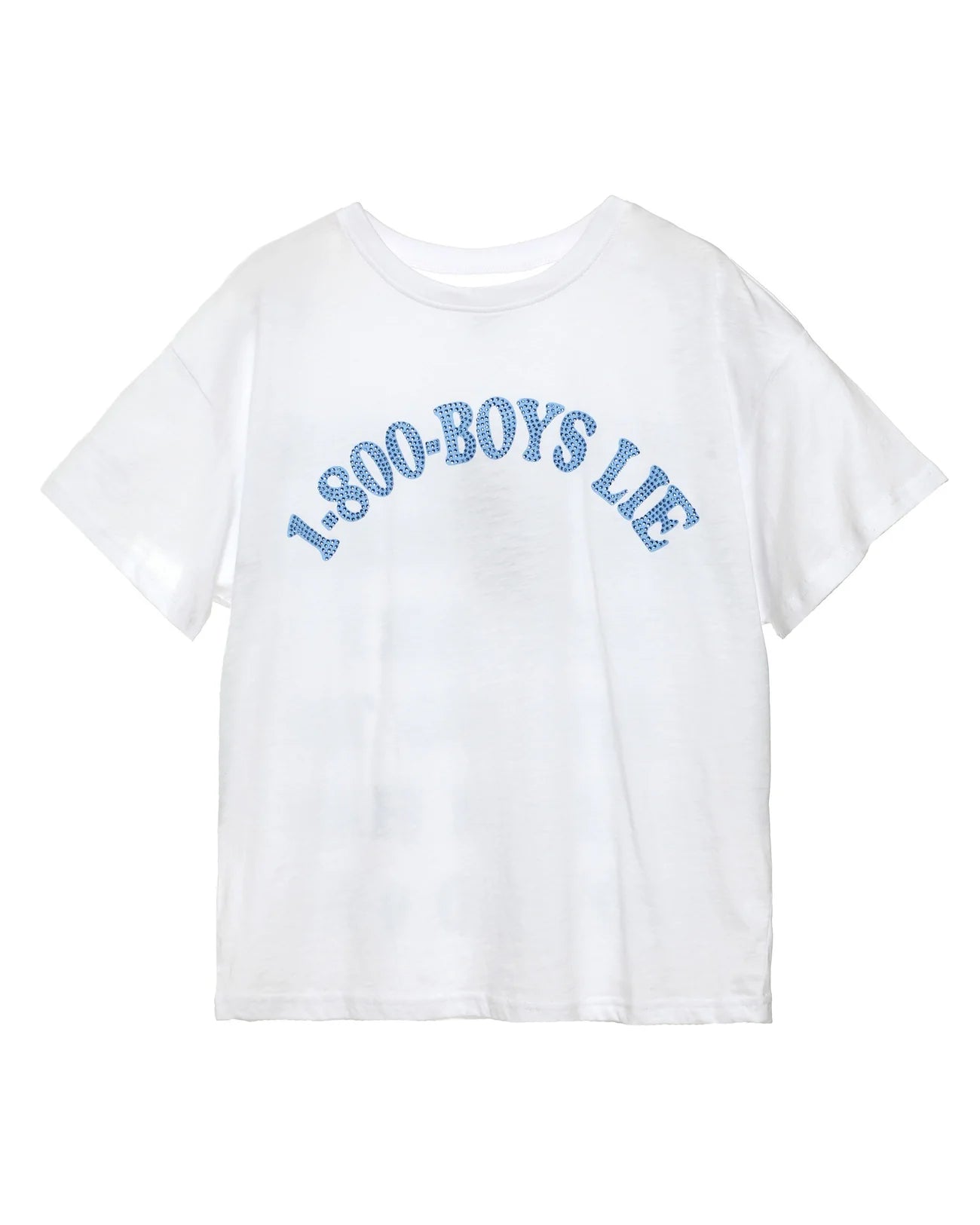 Blue 1-800 Boyfriend Tee - ONFEMME By Lindsey's Kloset