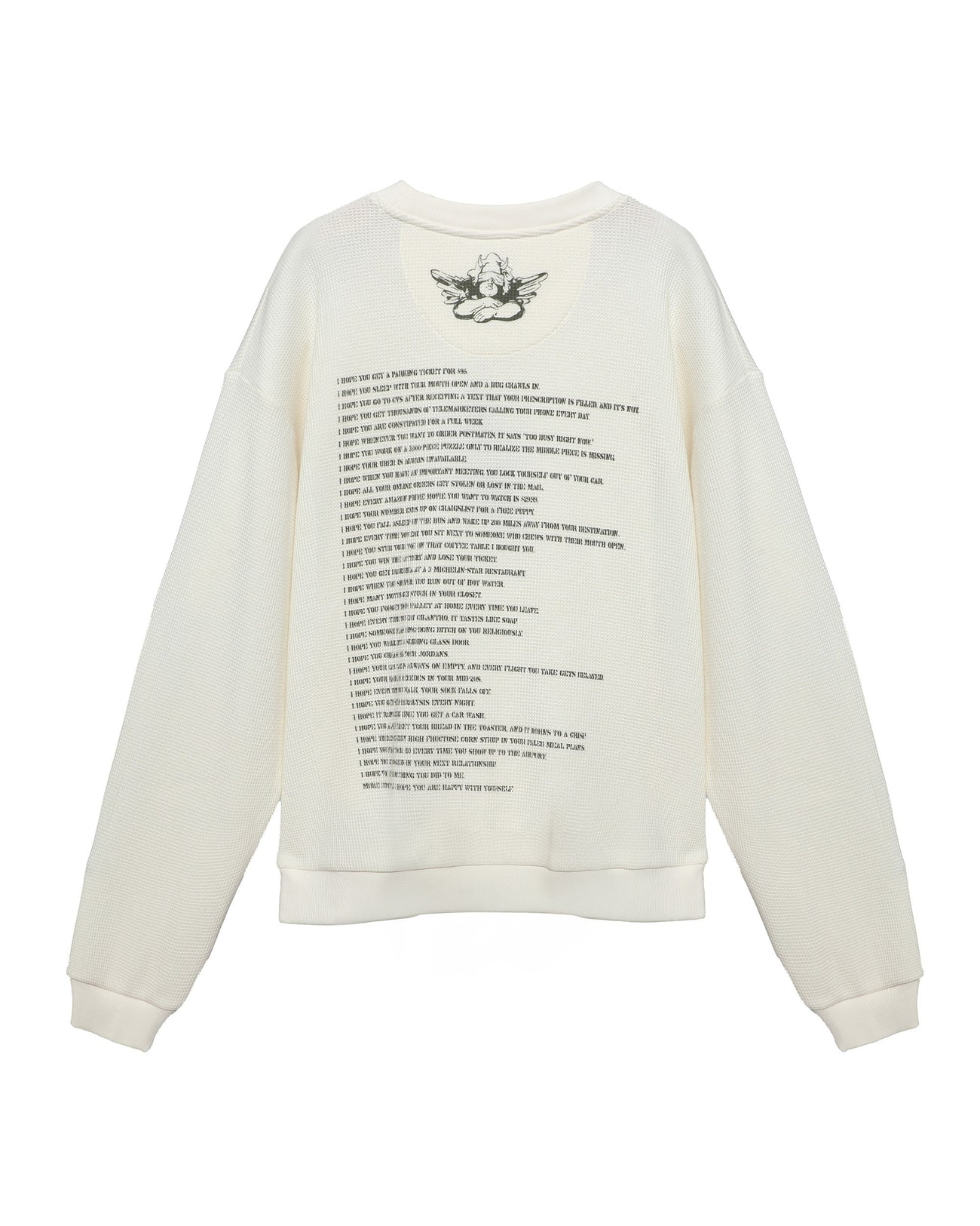 Cadet White Kara Crewneck - ONFEMME By Lindsey's Kloset