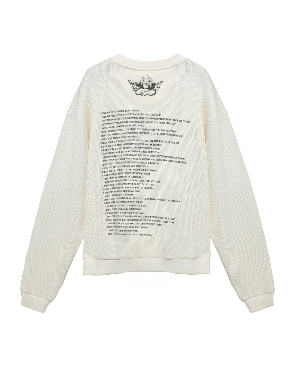 Cadet White Kara Crewneck