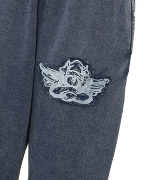 Blue Stitch Me Up Kimmy Pant - ONFEMME By Lindsey's Kloset