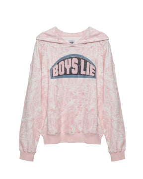 Let Love Guide My Way Rhinestone Racer Hoodie