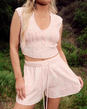 Pink Manhunt Boys Lie Basic Shorts - ONFEMME By Lindsey's Kloset