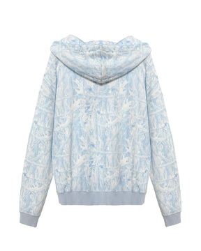 Blue Manhunt Racer Hoodie