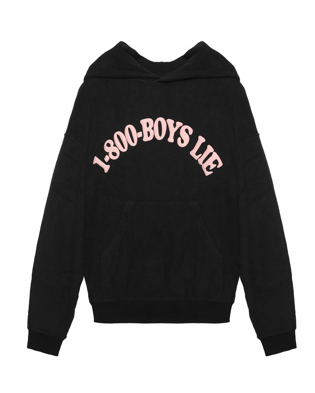 Black 1-800 Boys Lie Racer Hoodie