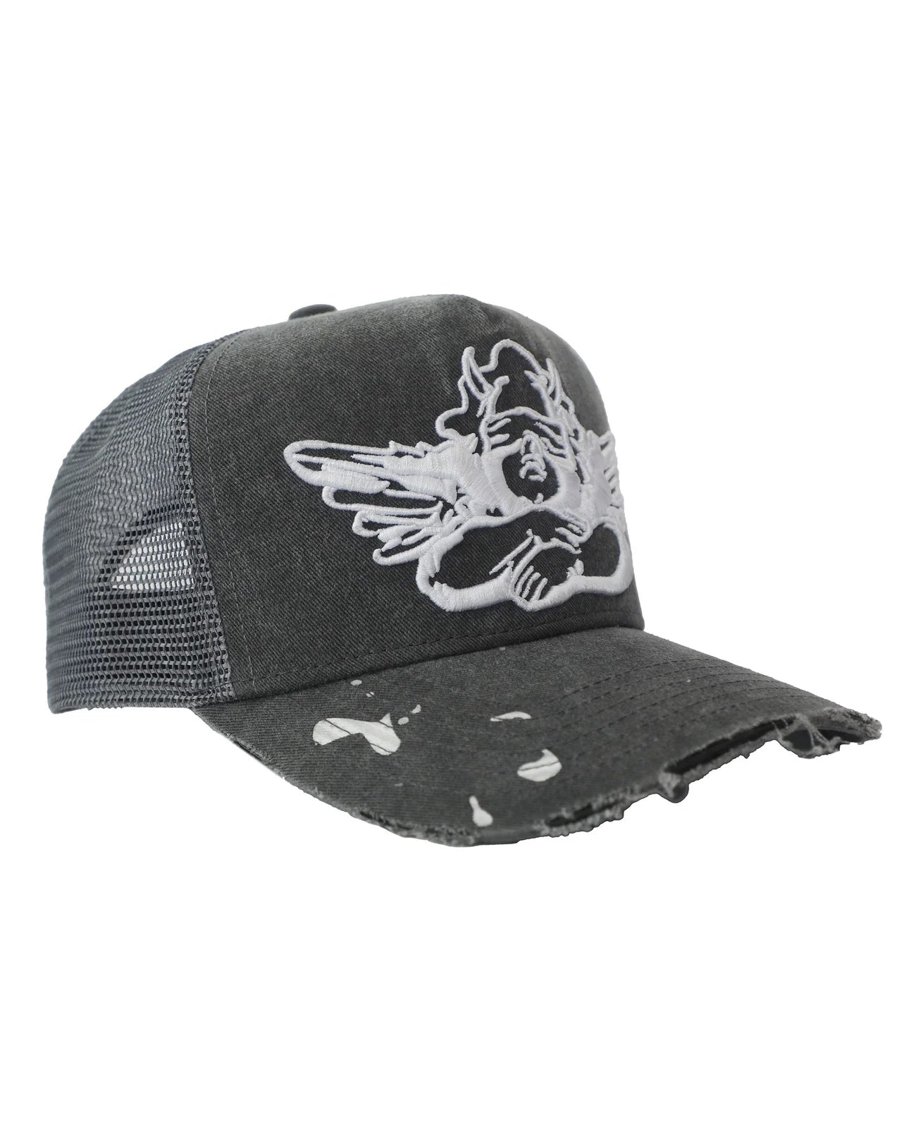 Graphite Trucker Hat - ONFEMME By Lindsey's Kloset