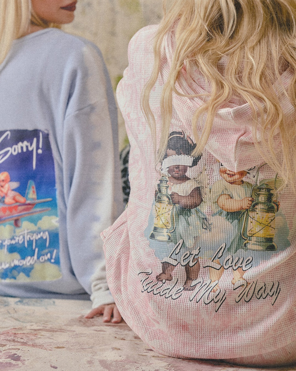 Let Love Guide My Way Rhinestone Racer Hoodie - ONFEMME By Lindsey's Kloset