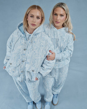 Blue Manhunt Racer Hoodie