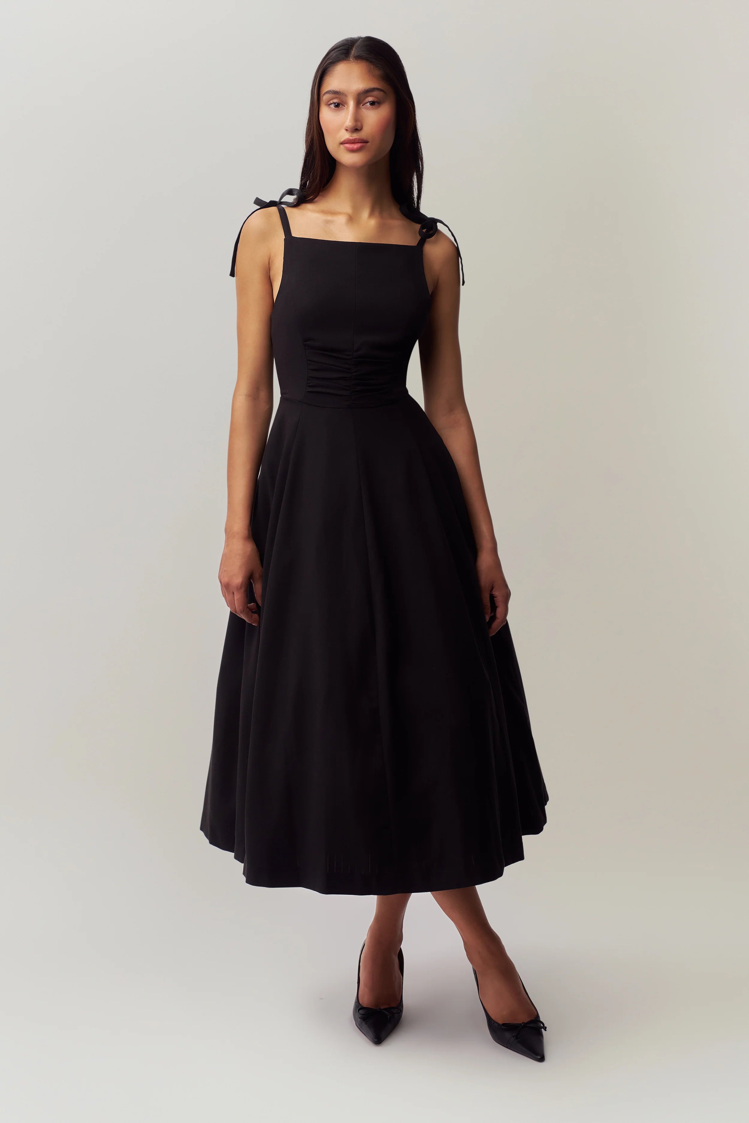 bec and bridge bridgette midi dress Guizio Brigitte Midi Gown Black / S