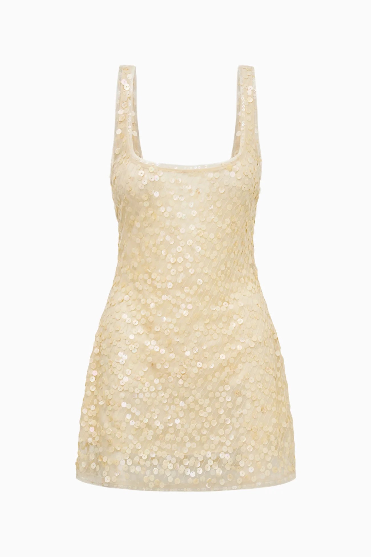 Ciris Shell Bead Mini Dress