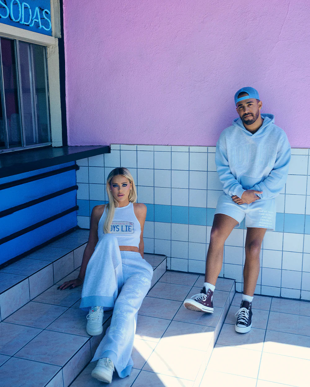 Blue 1-800 Boys Lie Basic Shorts - ONFEMME By Lindsey's Kloset