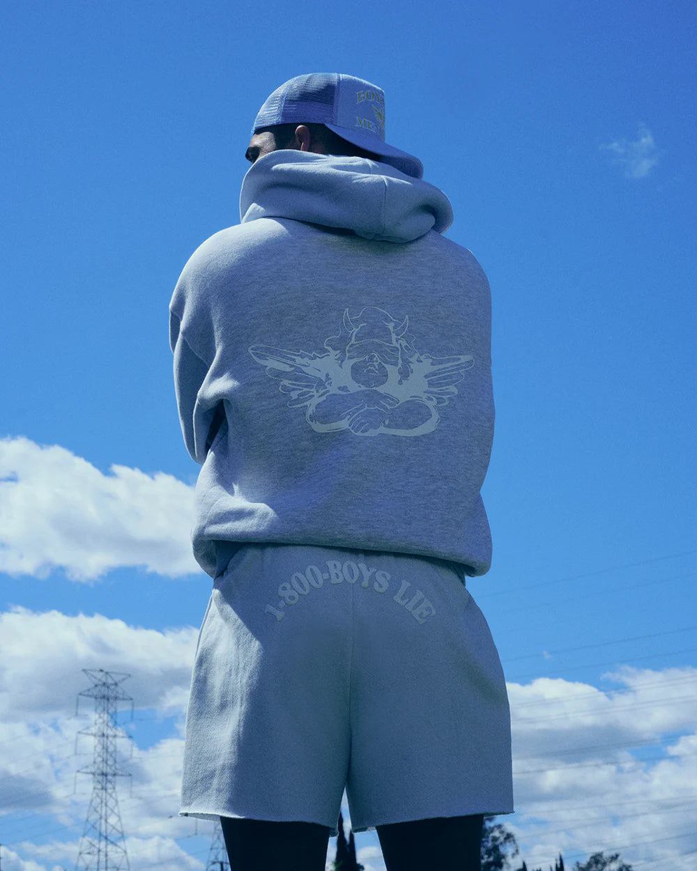 Blue 1-800 Boys Lie Basic Shorts - ONFEMME By Lindsey's Kloset