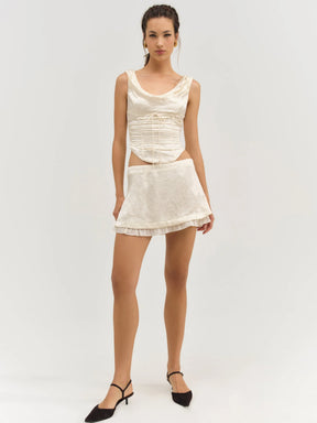 Carla Jacquard Corset Top