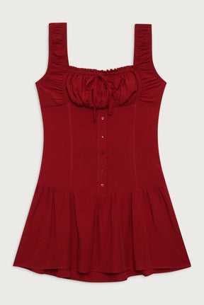 Christa Ruffle Mini Dress - ONFEMME By Lindsey's Kloset