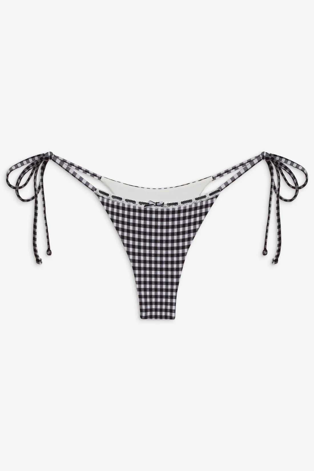 Divine Gingham Skimpy Bikini Bottom - ONFEMME By Lindsey's Kloset