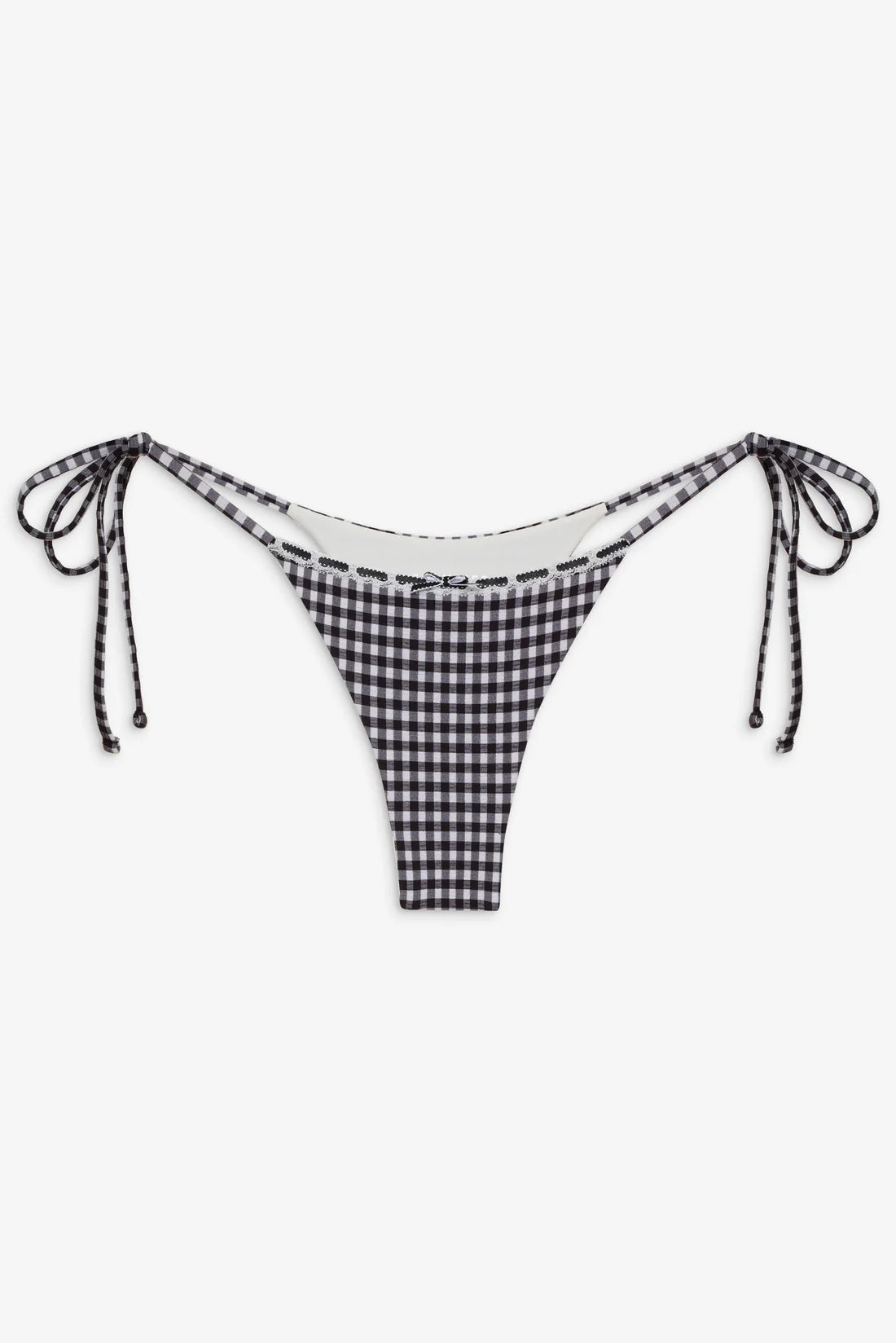 Divine Gingham Skimpy Bikini Bottom