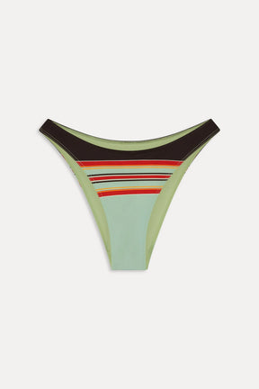 Dove Striped Bikini Bottom