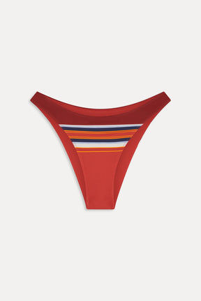 Dove Striped Bikini Bottom