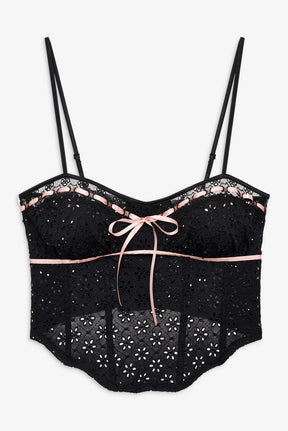 Elena Eyelet Bustier