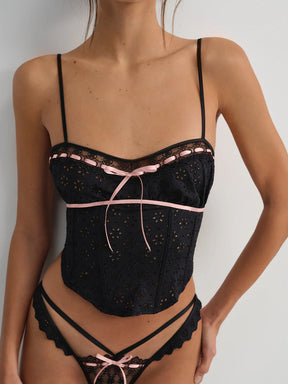 Elena Eyelet Bustier