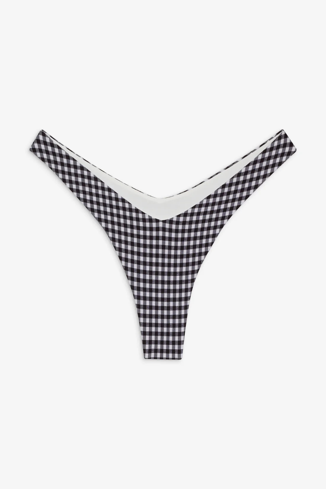 Enzo Gingham Cheeky Bikini Bottom