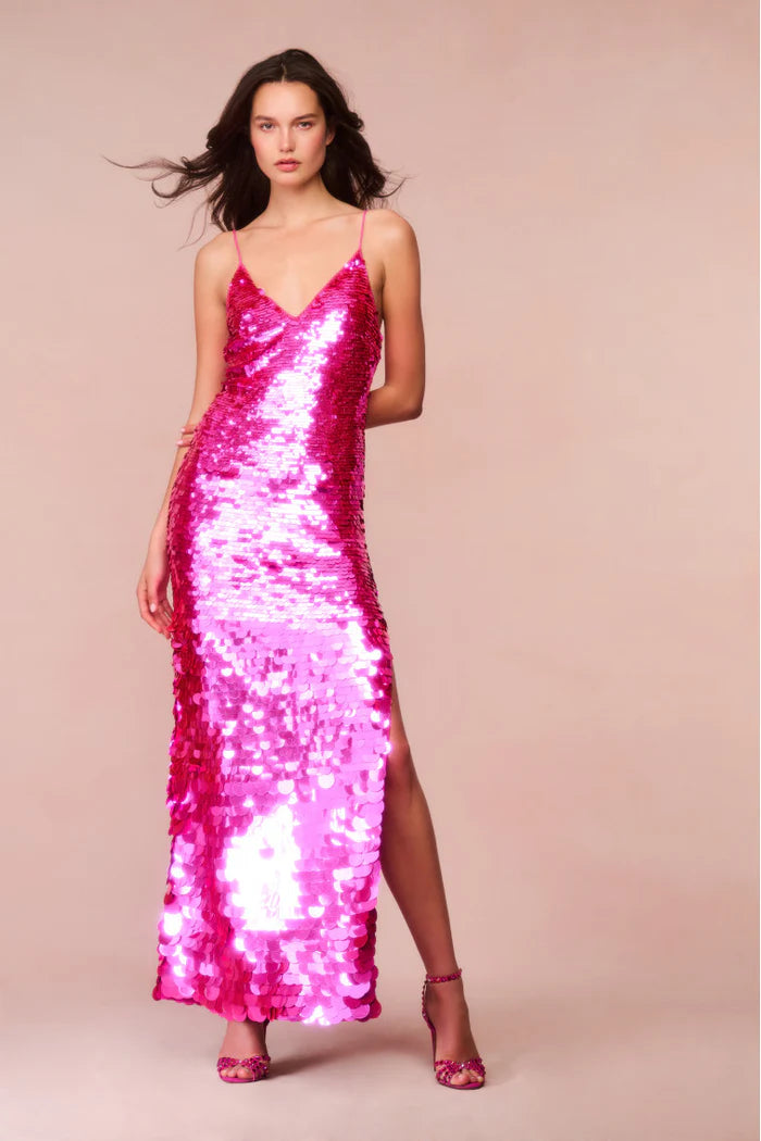 chinese dress ladies Loveshackfancy | Kaylen Sequined Maxi Dress