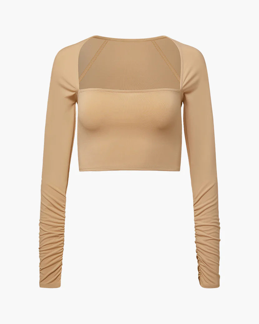 Long Sleeve Bandeau Top - ONFEMME By Lindsey's Kloset