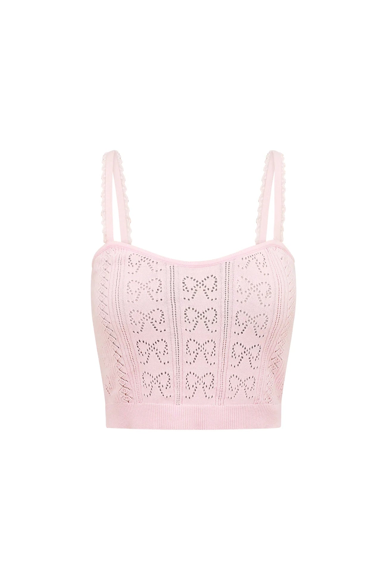 Fane Bow Pointelle Tank Top - ONFEMME By Lindsey's Kloset