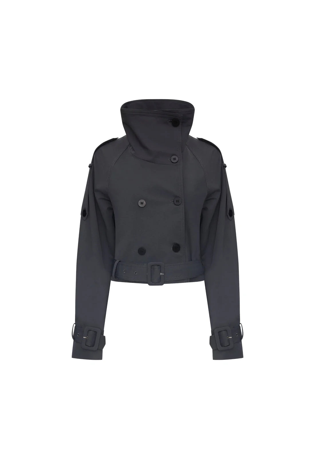 Blanc Cropped Trench