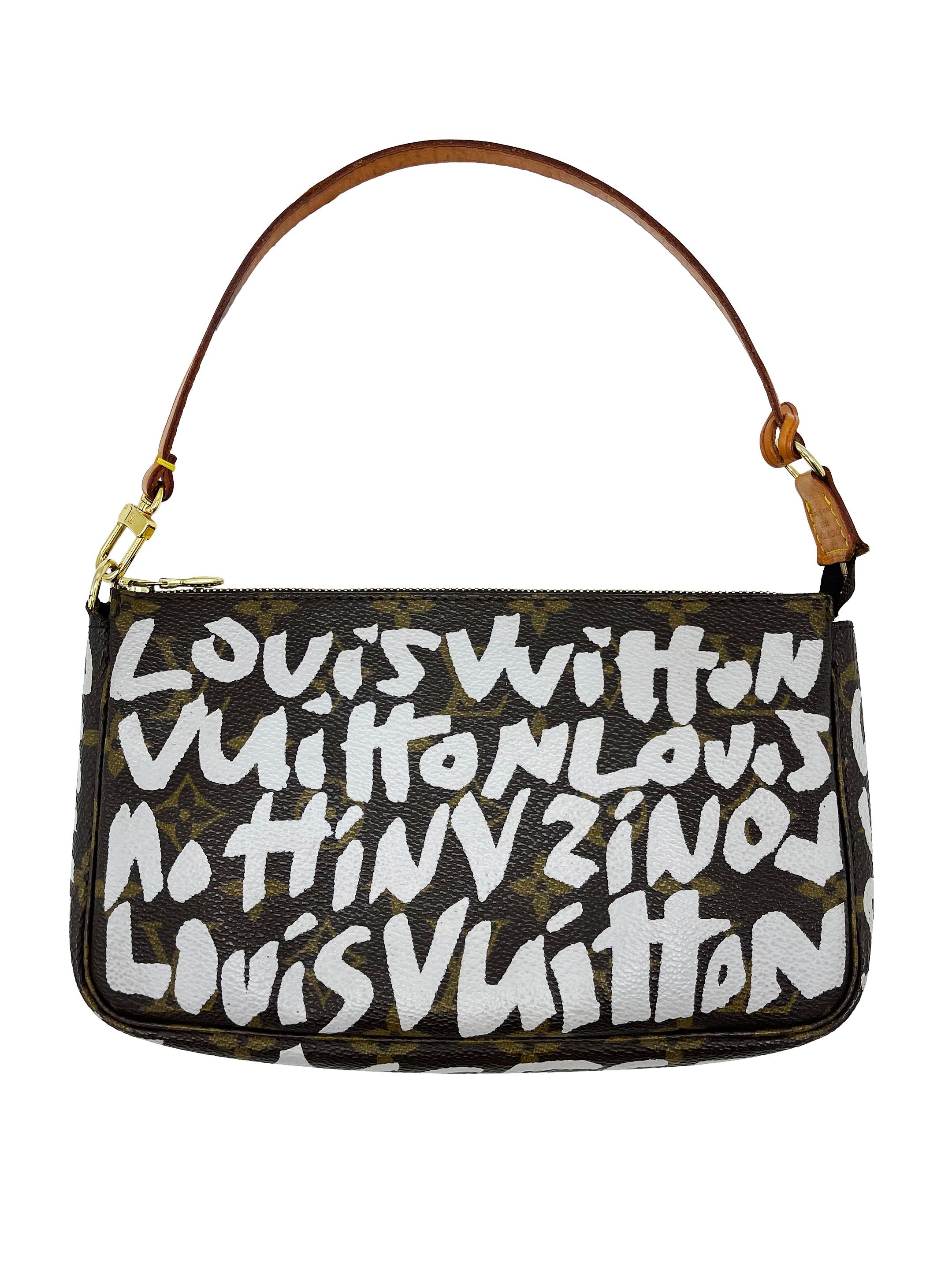 Louis Vuitton x Stephen Sprouse Graffiti Pochette Bag - ONFEMME By Lindsey's Kloset