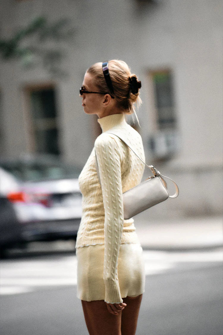 Carter Cable Knit Sweater - ONFEMME By Lindsey's Kloset