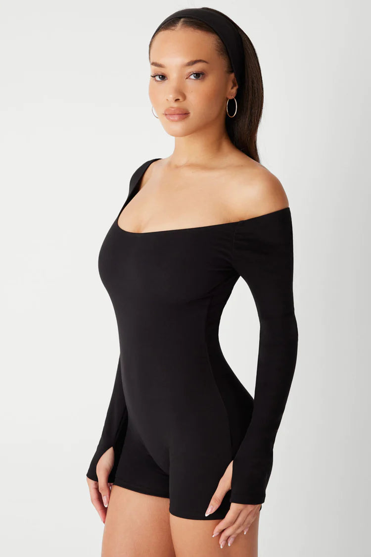 97 One Shoulder Romper - ONFEMME By Lindsey's Kloset