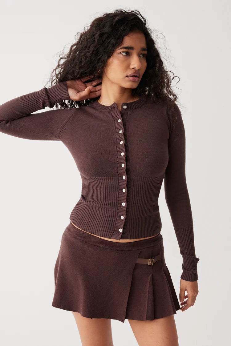 Lenon Cloud Knit Button Up Cardigan - ONFEMME By Lindsey's Kloset