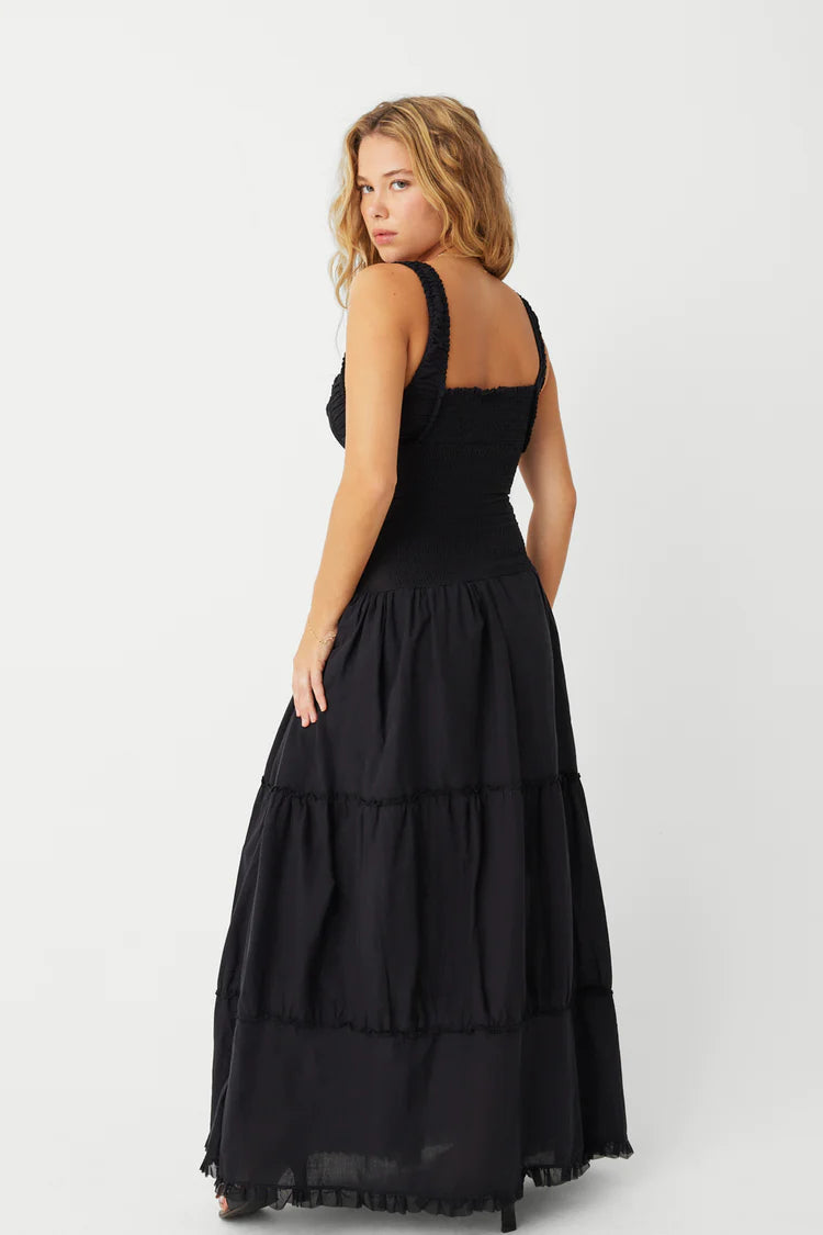 Christabelle Ruffle Maxi Dress - ONFEMME By Lindsey's Kloset