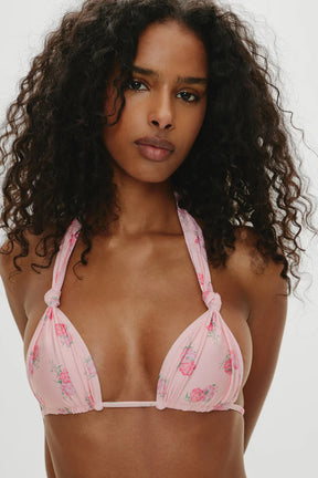 Kealy Triangle Halter Bikini Top - ONFEMME By Lindsey's Kloset