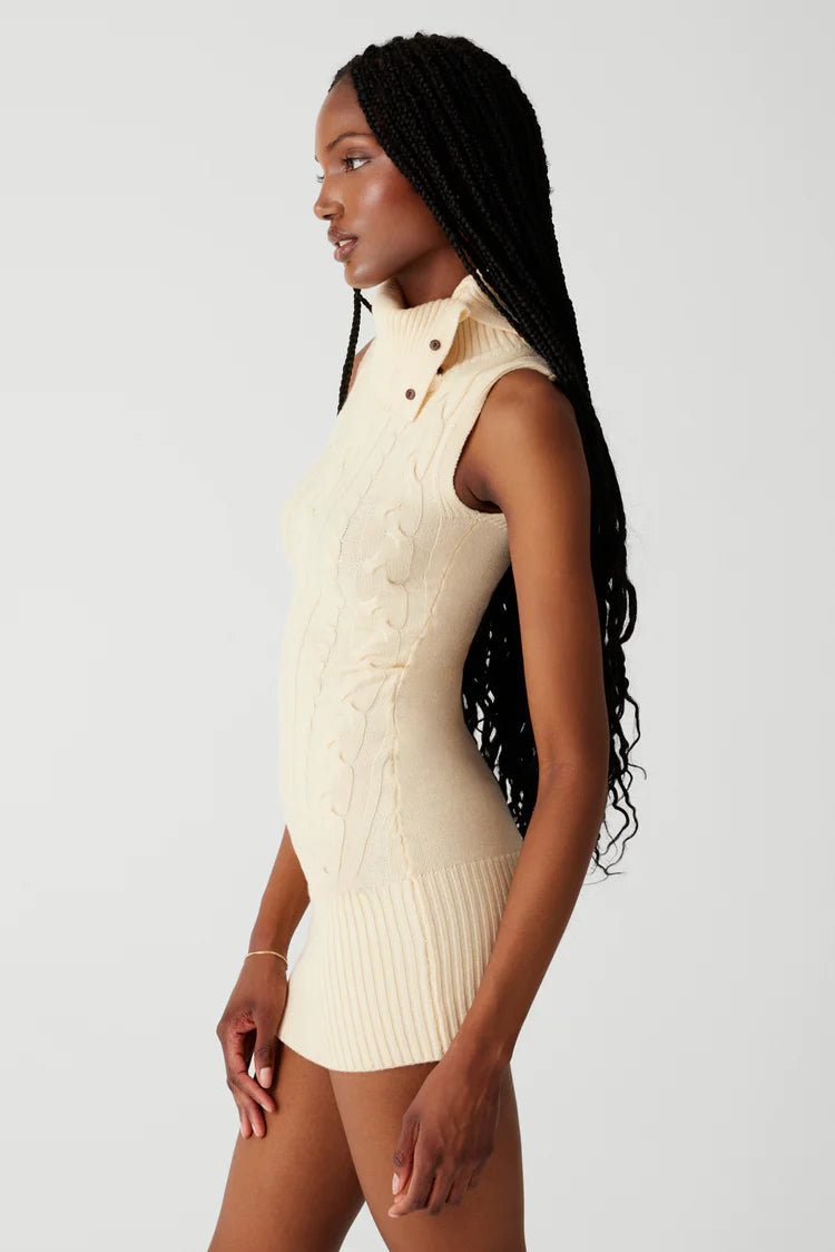 Storm Cable Cloud Knit Mini Dress - ONFEMME By Lindsey's Kloset