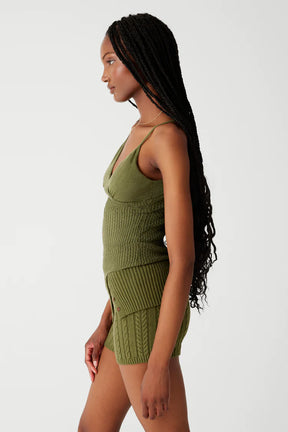 Xavier Cable Cloud Knit Camisole - ONFEMME By Lindsey's Kloset