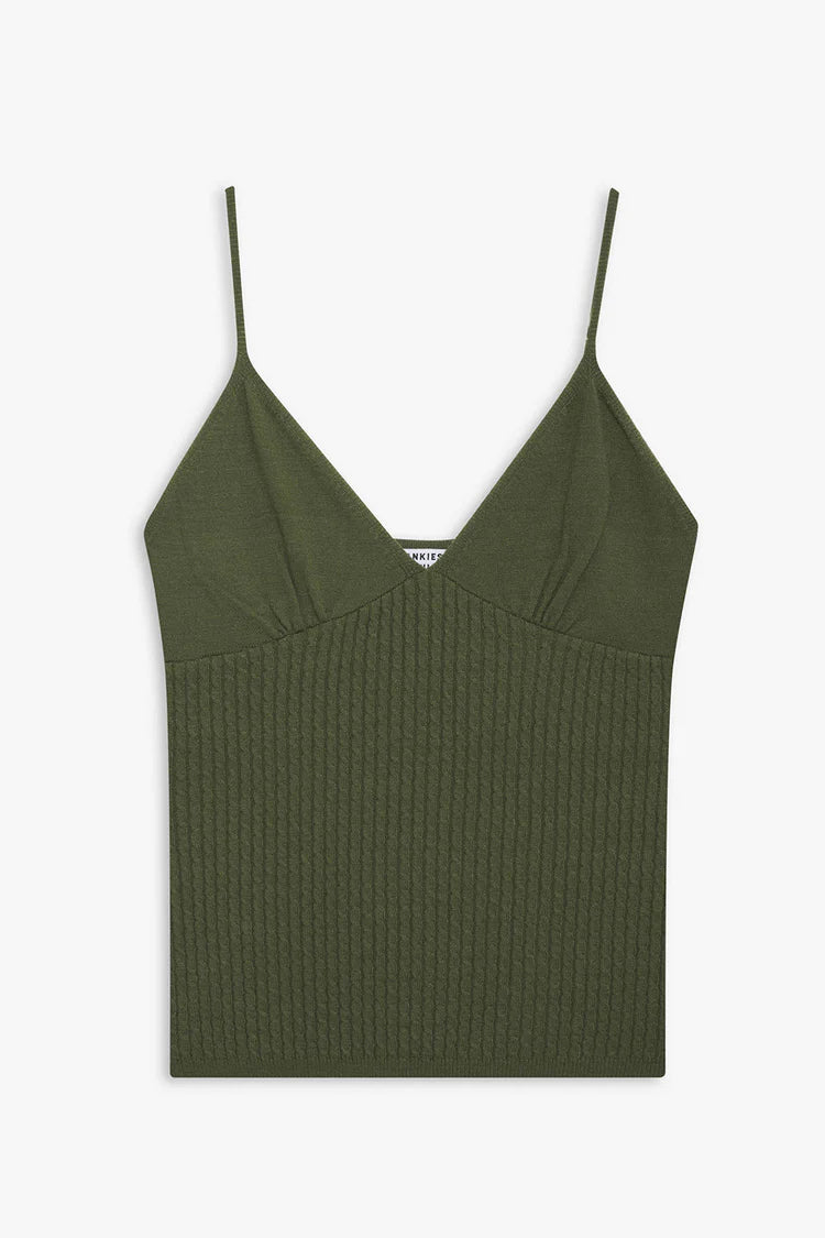 Xavier Cable Cloud Knit Camisole - ONFEMME By Lindsey's Kloset