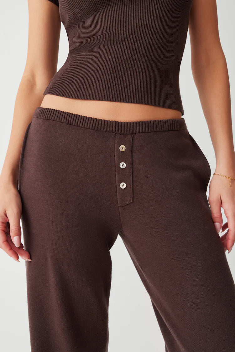 Delilah Low Rise Cloud Knit Pant - ONFEMME By Lindsey's Kloset