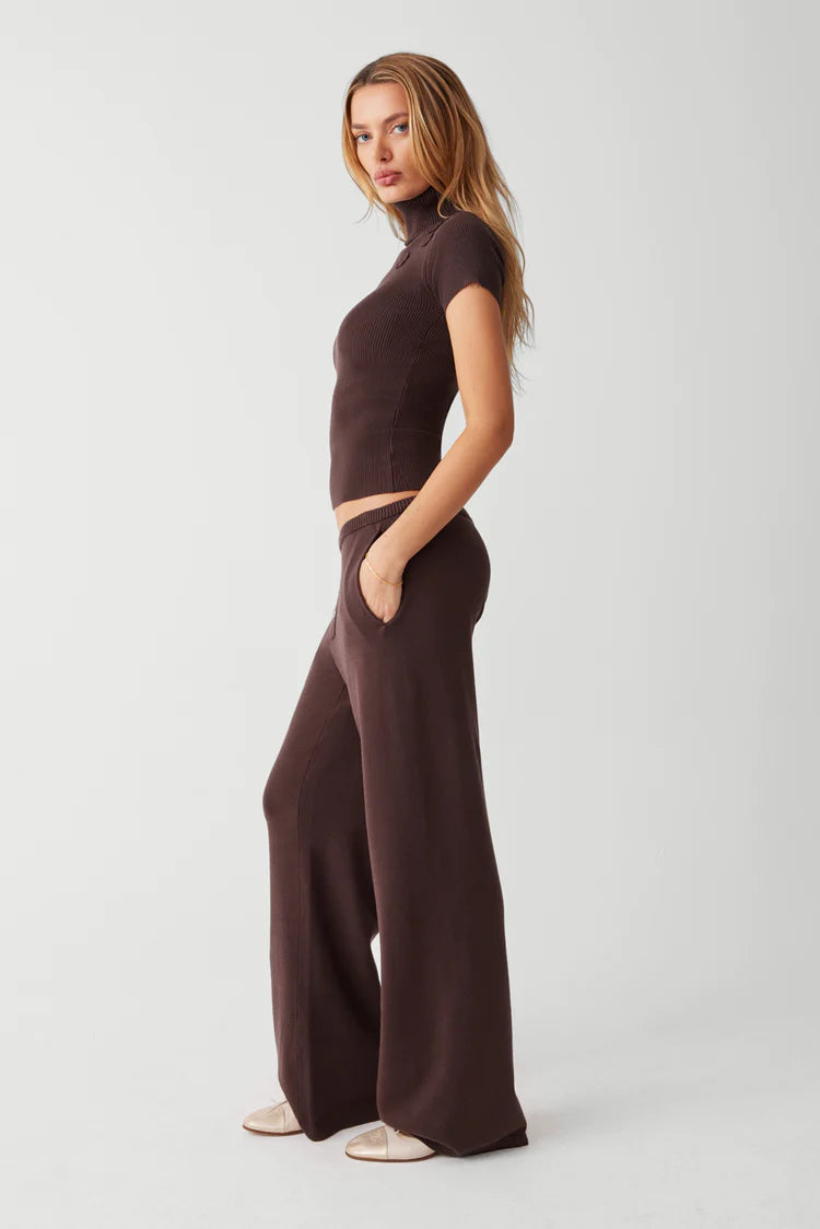 Delilah Low Rise Cloud Knit Pant - ONFEMME By Lindsey's Kloset