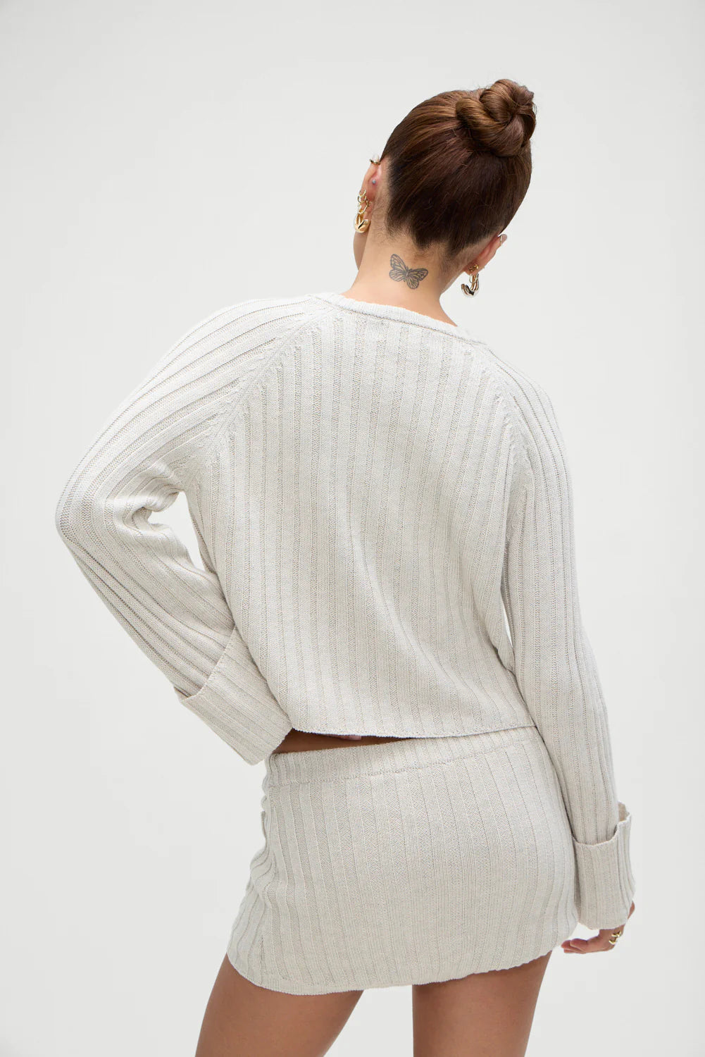 Ashton Knit Mini Skort - ONFEMME By Lindsey's Kloset