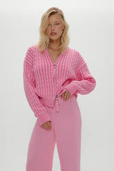 Bea Cable Knit Zip Up Sweater - ONFEMME By Lindsey's Kloset