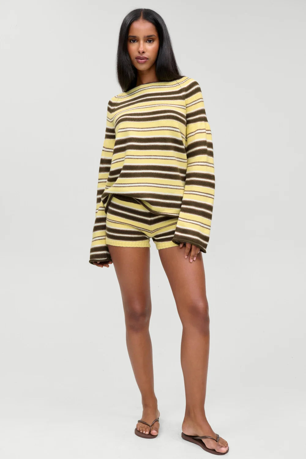 Beau Oversized Brush Knit Sweater