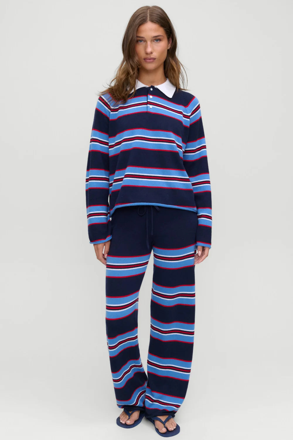 Benson Cashmere Rugby Sweater