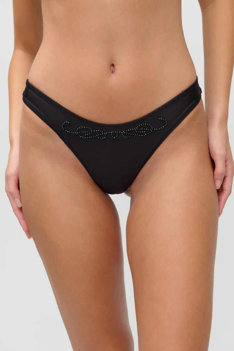 x JENNIE Dove Beaded Bikini Bottom - ONFEMME By Lindsey's Kloset