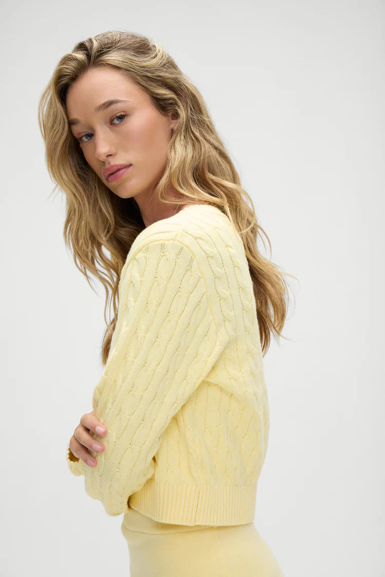 Dudley Cable Knit Cardigan - ONFEMME By Lindsey's Kloset