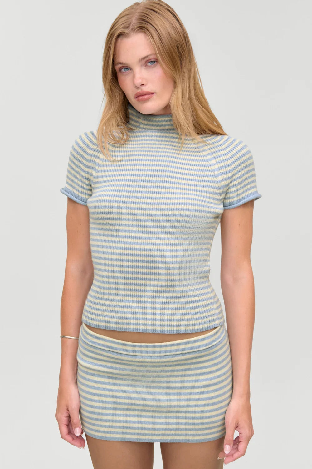 Harmony Cloud Knit Mockneck Top