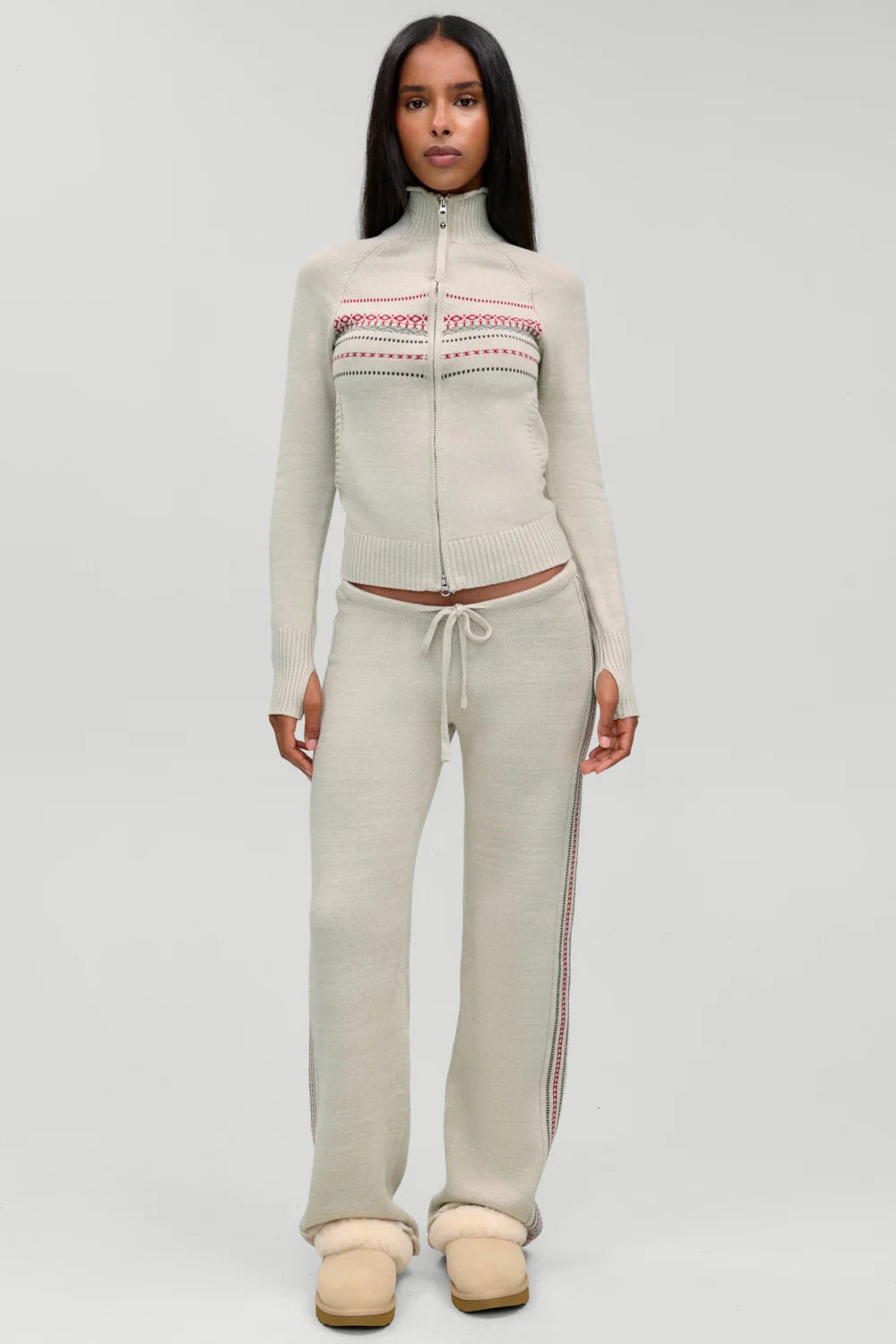 Kingston Cotton Knit Zip Up